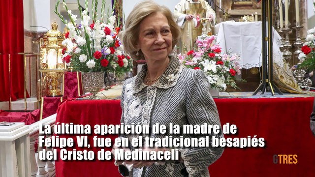 La reina Sofía reaparece en una semana clave para la Corona