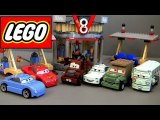 LEGO Cars Flo's V8 Cafe Buildable Toys 8487 Cars 2 Disney Pixar Flo Sally Mater Fillmore Mcqueen