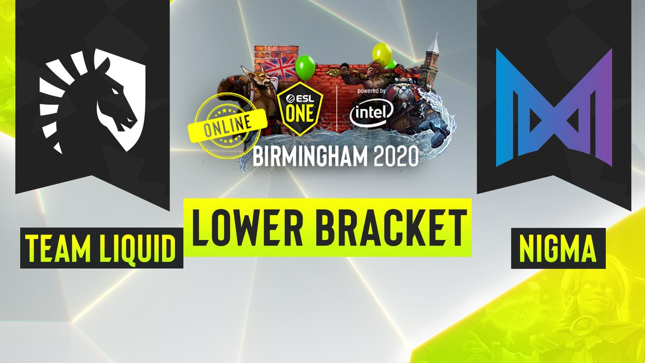 Dota2 - Team Nigma vs. Team Liquid - Game 2 - ESL One Birmingham 2020 - Lower Bracket - EU