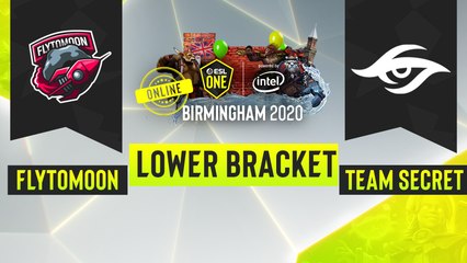 Dota2 - Team Secret vs. FlyToMoon - Game 2 - ESL One Birmingham 2020 - Lower Bracket - EU