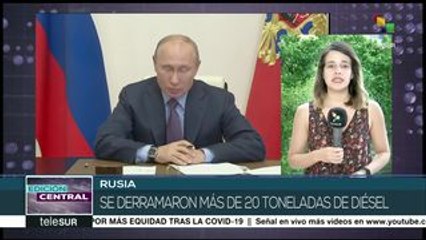 Rusia: estado de emergencia en región de Siberia por derrame de diésel