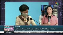 China: Carrie Lam reitera apoyo a la recién aprobada Ley de Seguridad