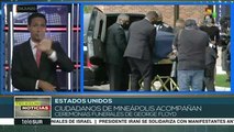 teleSUR Noticias: EE.UU: movilización acompaña funeral de G. Floyd