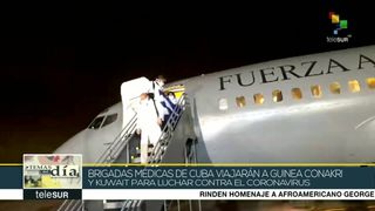 Brigadas médicas de Cuba viajan a Guinea Conakri y Kuwait
