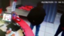 Vídeo mostra homem sendo flagrado ao praticar furto no Bairro Cancelli