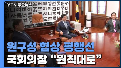 원구성 협상도 여전히 평행선...국회의장 "원칙대로" / YTN
