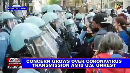 Concern grows over coronavirus transmission amid US unrest
