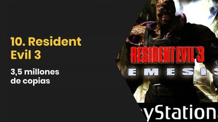 Los 10 videojuegos más vendidos de la saga Resident Evil