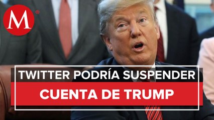 Twitter podría suspender la cuenta de Trump, afirma ejecutivo
