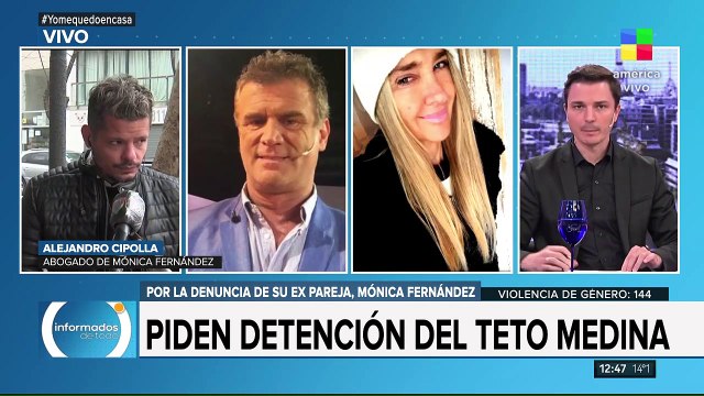 Mónica Fernández, ex pareja del Teto Medina pide su detención