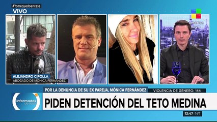 Mónica Fernández, ex pareja del Teto Medina pide su detención