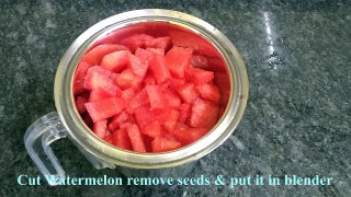 Watermelon Slush_Gola | How to make Watermelon Slush | Sorbet | Gola | Chammach Gola | Watermelon Gola | Ice Dessert |