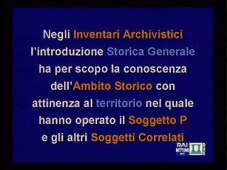 Archivistica generale - Lez 39 - I mezzi di corredo. Gli inventari archivistici