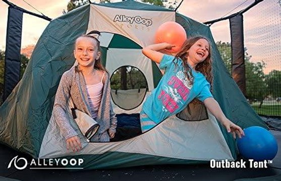 This Tent on Amazon Will Turn Your Backyard Trampoline Into a Camping Oasis