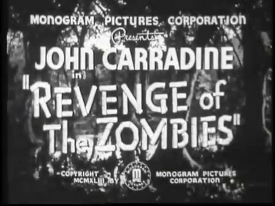 Revenge Of The Zombies (1943) John Carradine, Mantan Moreland, Gale Storm - horror