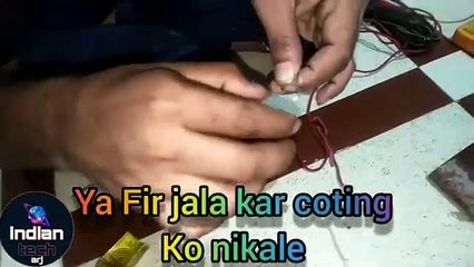 How to make dc motor at home homemade dc motor school project diy technology