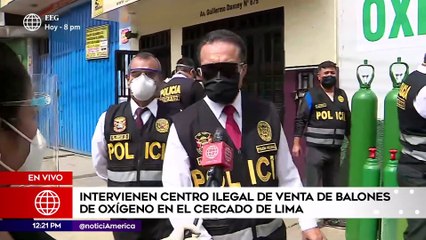 Edición Mediodía: Intervienen centro ilegal de venta de balones oxígeno