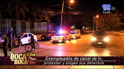 Exempleados de canal de TV aseguran que la empresa les debe siete meses de sueldo