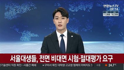 Video herunterladen: 서울대생들, 전면 비대면 시험·절대평가 요구