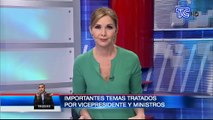 Importantes tema tratados por el vicepresidente Otto Sonnenholzner y ministros