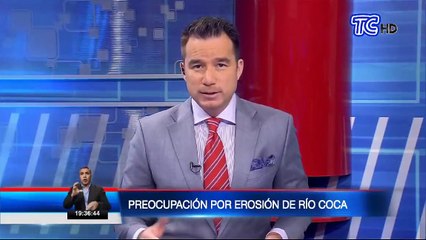 Erosión progresiva del Río Coca provocó cierre de vía Baeza - Lago Agrio