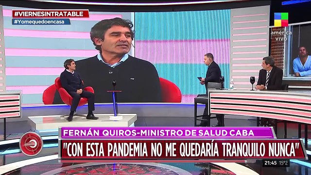 Fernán Quirós, ministro de Salud de CABA: No estamos optimistas, lo peor está por venir