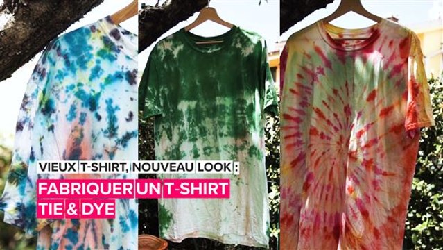 Vieux T-shirt, nouveaux look : trois façons de teindre