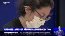 Masques: après la pénurie au début de l'épidémie, la surproduction