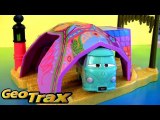 NEW Fillmore Tent Talking Car From Cars 2 GeoTrax Disney Pixar Fisher-Price 2013 Toy Review