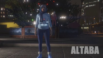 Christmas Blue Angel | Best Female Outfits in GTA ONLINE (Fashion Series #6)