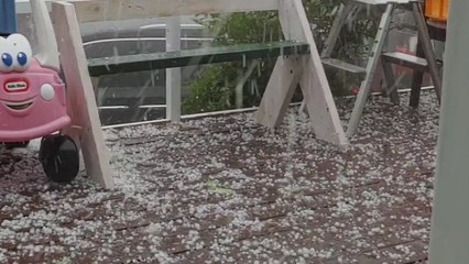 전북 무주·남원 일대 우박 쏟아져...피해 우려 / YTN