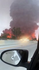 Enorme incendie au centre Amazon de distribution en Californie !