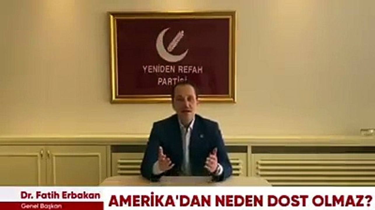 Fatih Erbakan ABD'de yaşanan olayları değerlendirdi