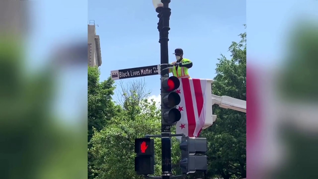 D.C. renames street 'Black Lives Matter Plaza'