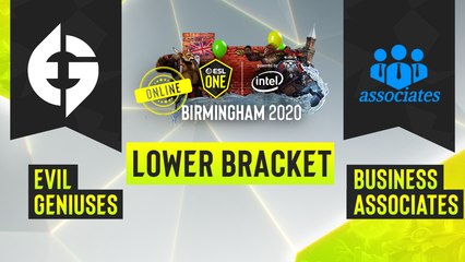 Dota2 - Evil Geniusses vs. business associates - Game 2 - ESL One Birmingham 2020 - Lower Bracket - NA