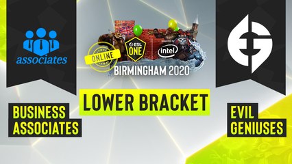 Dota2 - Evil Geniusses vs. business associates - Game 3 - ESL One Birmingham 2020 - Lower Bracket - NA