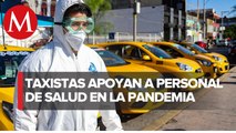 Taxistas dan descuentos a trabajadores de la salud en Torreón