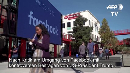 Facebook will Umgang mit umstrittenen Beiträgen von Politikern nun doch prüfen