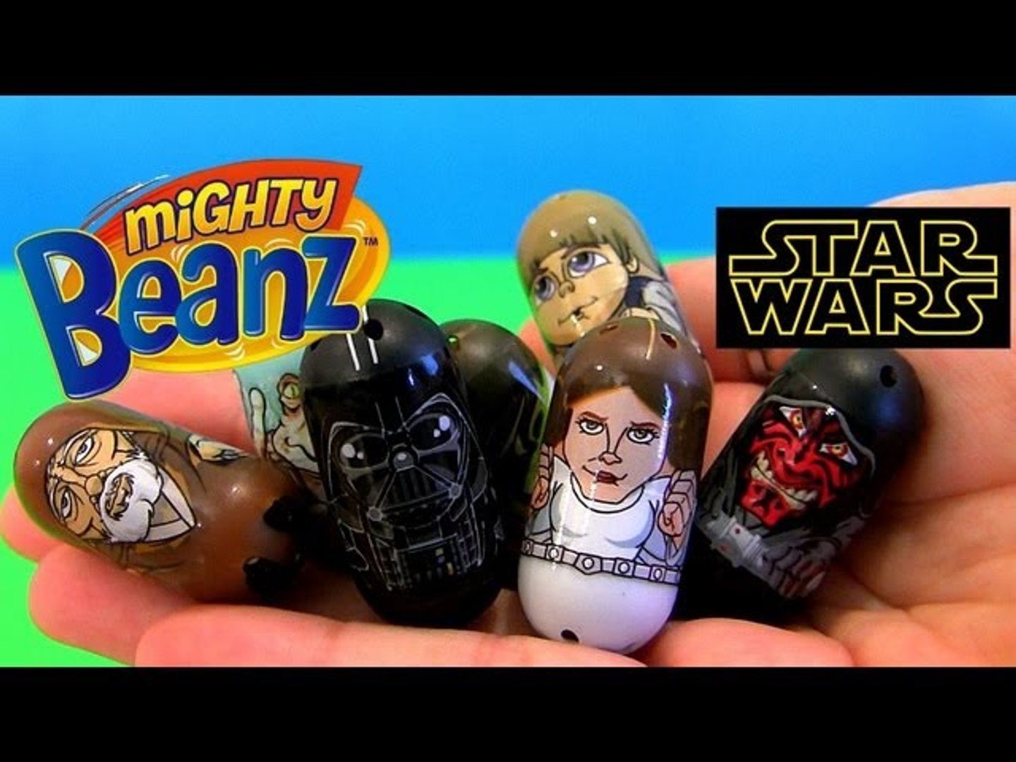 Mighty Beanz Star Wars Darth Vader Tin Case Store Display 42 beanz Luke  Skywalker Princess Leia