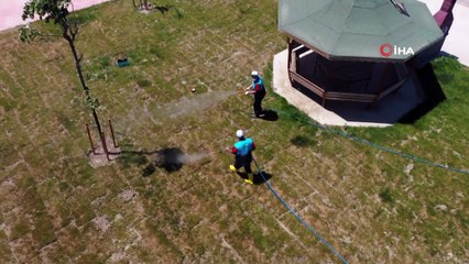 Van Büyükşehir Belediyesi ilaçlama çalışmalarına hız verdi