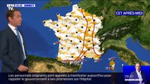 De la pluie est attendue sur toute l'Hexagone cet après-midi