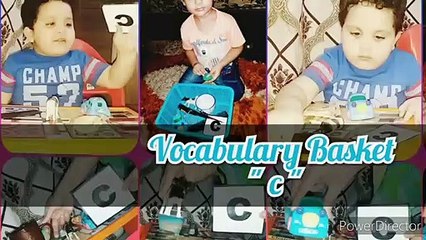 English Phonics | Vocabulary Basket | Introduction of Alphabet| sound "c" objets begins with sound c