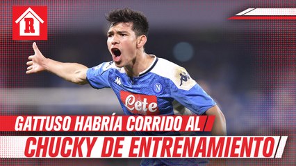 Gattuso habría corrido a Chucky Lozano del entrenamiento del Napoli