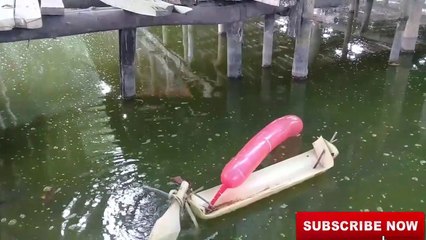 Making a Boat with Banana tree . Banana tree diye nouka banano - #creativity