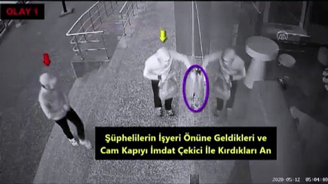 Teknoloji mağazasından hırsızlık güvenlik kamerasında - GAZİANTEP