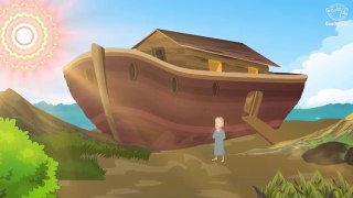Noah's Ark - Bible Story For Kids ( Children Christian Bible Cartoon Movie )