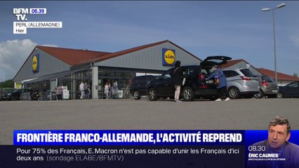 La réouverture de la frontière franco-allemande permet une reprise de la consommation