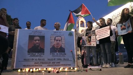 İyad Hayri Hallak ve George Floyd için anma töreni düzenlendi - KUDÜS