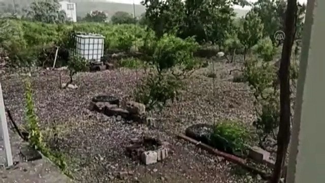 Etkili dolu tarım arazilerine zarar verdi - KAYSERİ