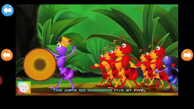 Nursery Rhymes for kids //animated rhymes for kids //Ants go marching